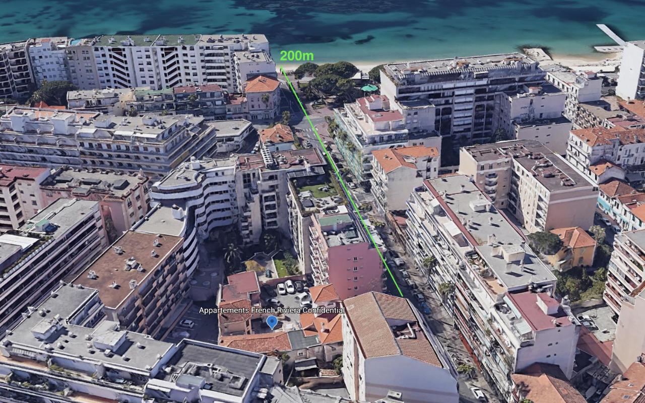 Appartements French Riviera Confidential Centre Ville Juan Les Pins Proche Des Plages Bagian luar foto
